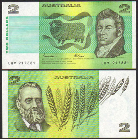 1985 Australia $2 Johnston/Fraser (Unc) L000017
